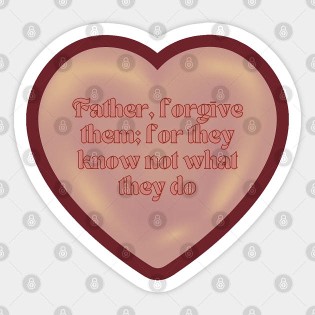 FORGIVING Sticker by hypocrite human